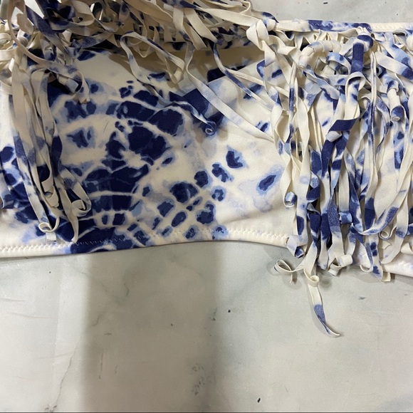 Victoria’s Secret Tye Dye Fringe Convertible Swim - Picture 3 of 7